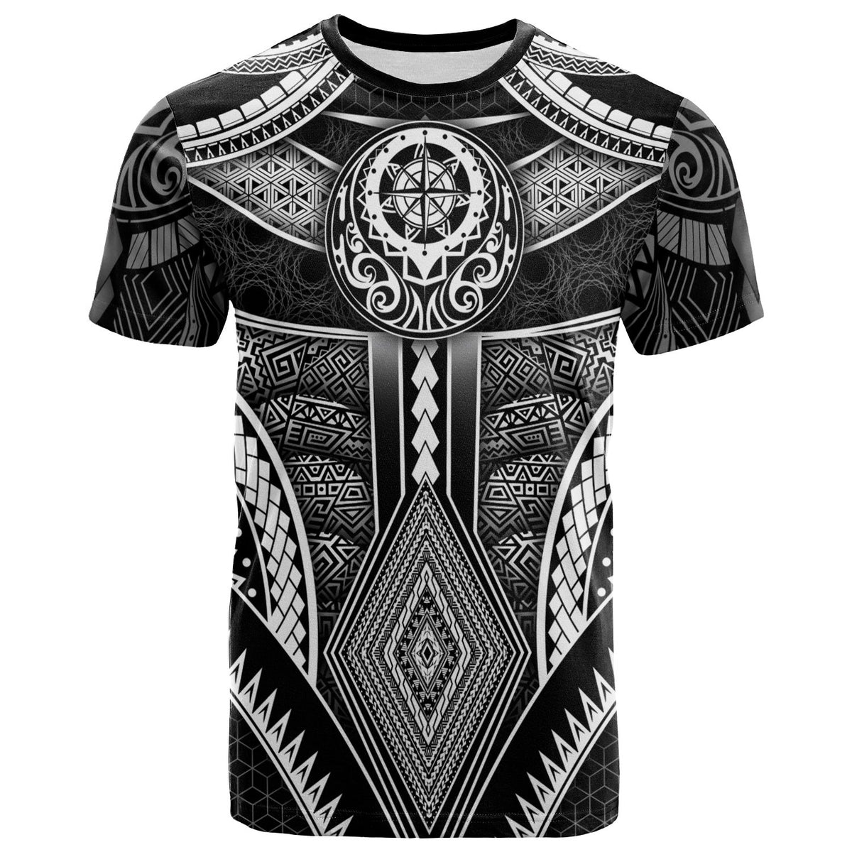 Polynesian T Shirt Patterns Poly Unique Unisex Black - Polynesian Pride