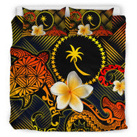 Chuuk Polynesian Bedding Set - Lauhala Turtle Plumeria Tropical - Polynesian Pride