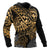 Polynesian Hawaii (Kanaka Maoli) Hoodie Gold Turtle Hibiscus Flowing - Polynesian Pride