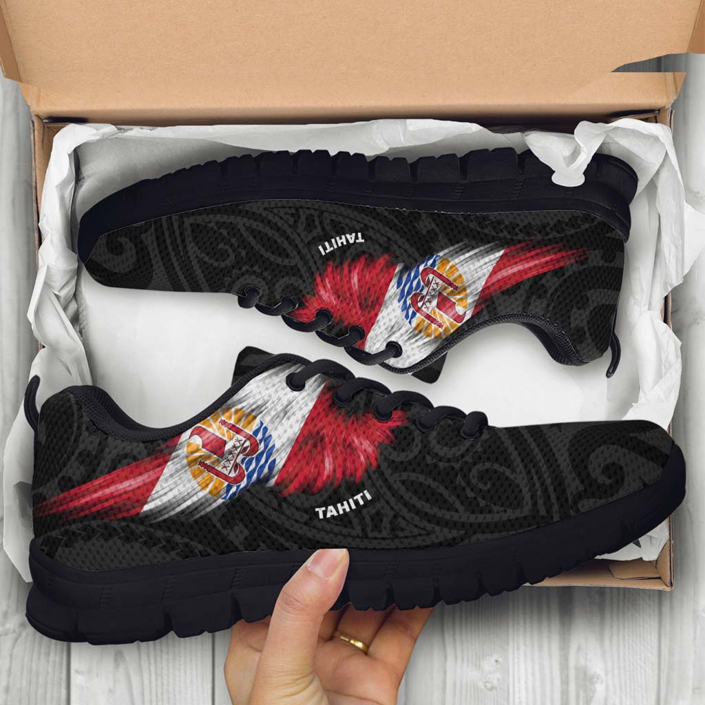 Tahiti Sneakers - Flag Wing Sport Style - Polynesian Pride