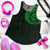 Polynesian Women Racerback Tank - Polynesian Tattoo Style Version 2 Green Green - Polynesian Pride