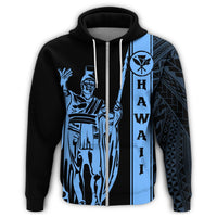 Kanaka Map King Pastel Zipper Hoodie Edgar Style - Polynesian Pride