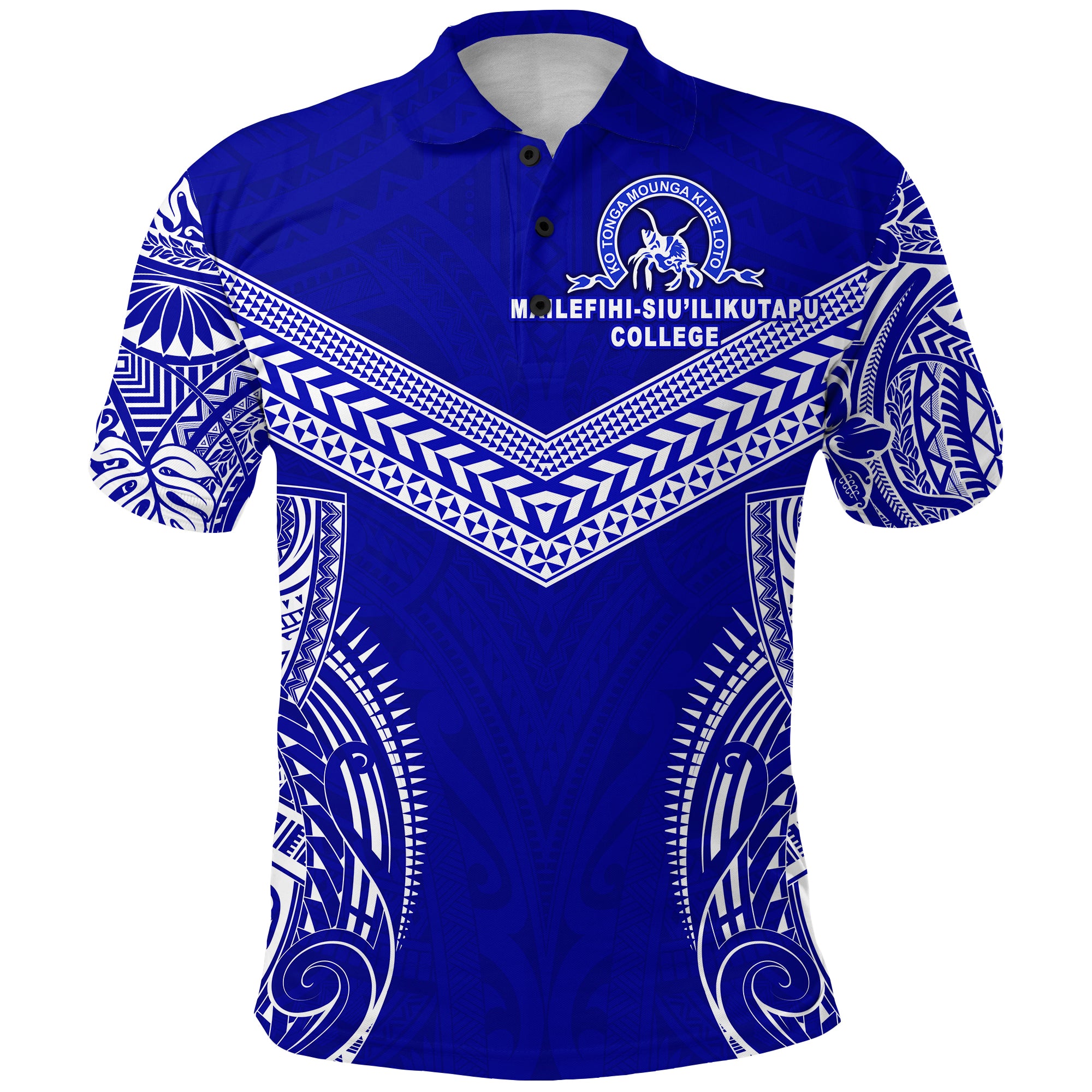 Tonga Mailefihi Siuilikutapu College Polo Shirt Unique Style LT8 Unisex Blue - Polynesian Pride