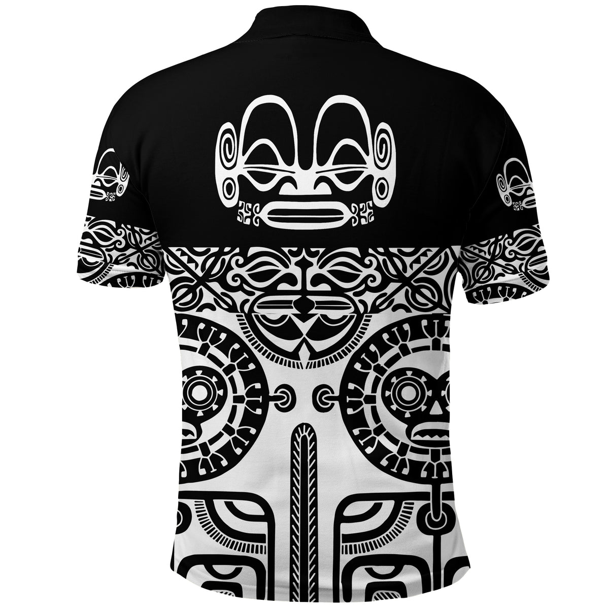 Marquesas Islands Polo Shirt Marquesan Tattoo Special Style Black LT8 - Polynesian Pride