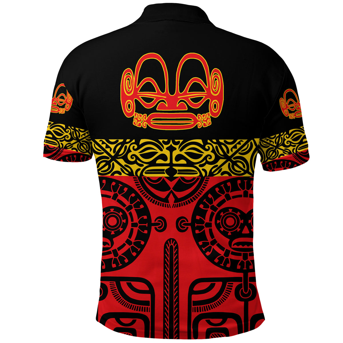 Marquesas Islands Polo Shirt Marquesan Tattoo Special Style Red LT8 - Polynesian Pride