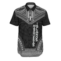 Marquesas Islands Polynesian Chief Shirt - Black Version Men Black - Polynesian Pride