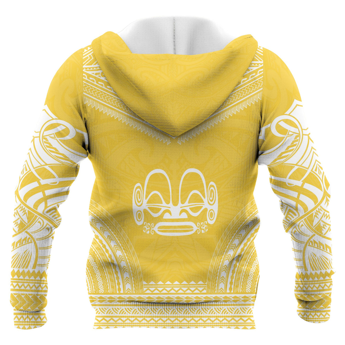 Marquesas Islands Polynesian Chief Custom Zip up Hoodie Flag Version Unisex Blue - Polynesian Pride