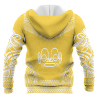 Marquesas Islands Polynesian Chief Custom Zip up Hoodie Flag Version Unisex Blue - Polynesian Pride