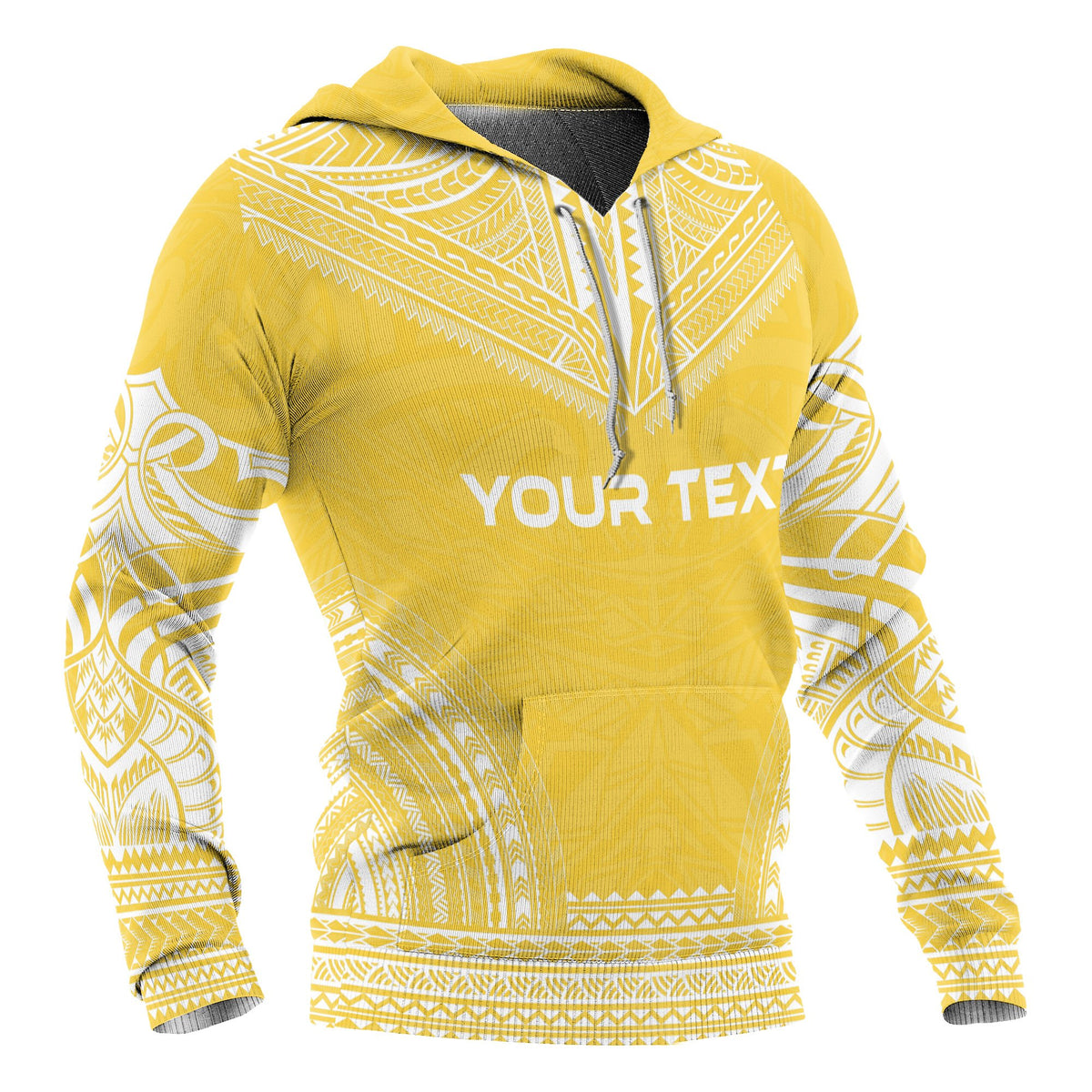 Marquesas Islands Polynesian Chief Custom Hoodie Flag Version - Polynesian Pride