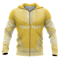 Marquesas Islands Polynesian Chief Custom Zip up Hoodie Flag Version - Polynesian Pride