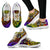 Marshall Islands Custom Personalised Sneakers - Rainbow Polynesian Pattern Crest - Polynesian Pride