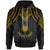 Marshall Islands Custom Hoodie Polynesian Armor Style Gold Unisex Gold - Polynesian Pride