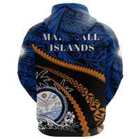 Marshall Islands Zip Hoodie Road To Hometown - Polynesian Pride