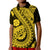 Polynesian Masi Kesa Gold Style Polo Shirt LT9 Kid Gold - Polynesian Pride