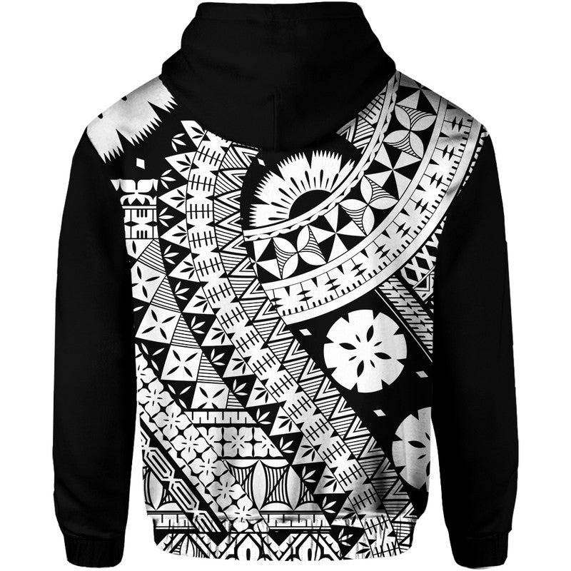 Polynesian Masi Kesa Black Style Hoodie LT9 - Polynesian Pride