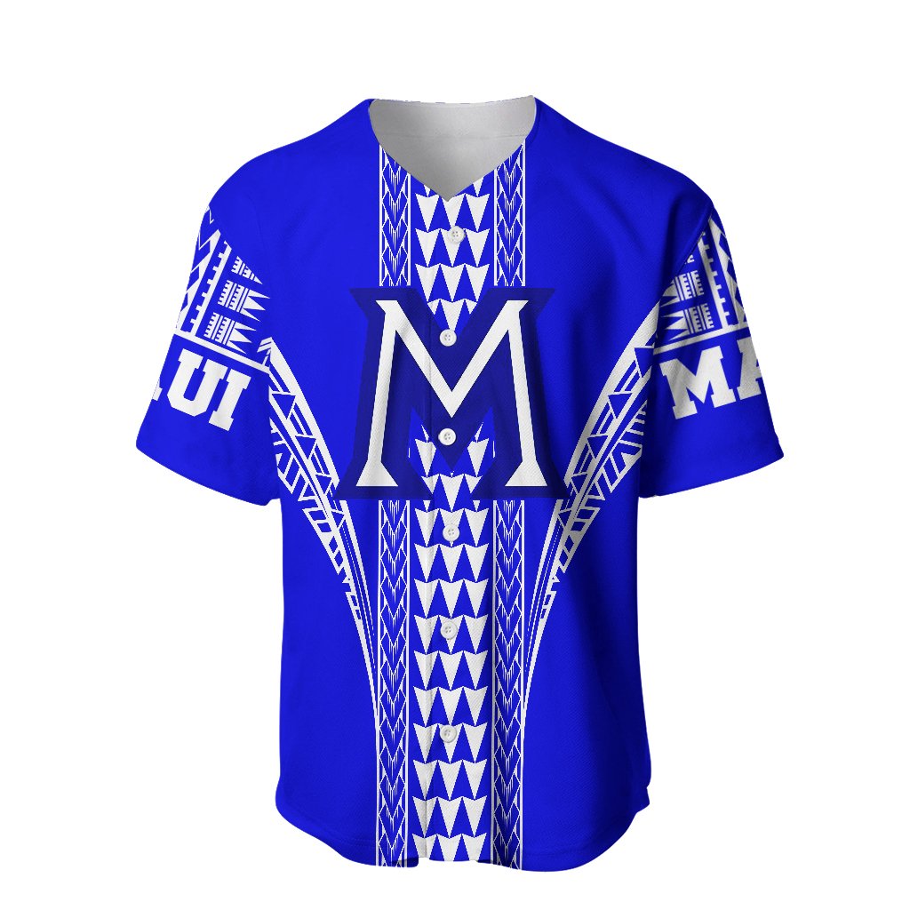 Hawaii Baseball Jersey - Maui High Baseball Jersey Shirt AH - Polynesian Pride