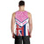 Hawaii Flag Maui Men's Tank Top - Pink - Mit Style - AH - Polynesian Pride