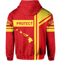 Hawaiian Polynesian Mauna Kea Protest Hoodie Morale Style - Polynesian Pride