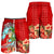 Hawaii Mele Kalikimaka Men Short Santa Claus Surfing Xmas Time LT9 - Polynesian Pride