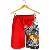Tonga Hook Tattoo Men Short Black LT6 - Polynesian Pride