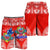 Toa Samoa Polynesian Rugby Men Shorts Samoan Flag Red Color LT9 Red - Polynesian Pride