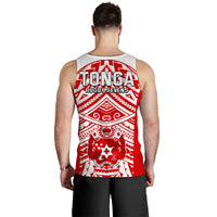 Tonga Rugby Sevens Men Tank Top Coat of Arms Tribal Polynesian Pattern LT9 - Polynesian Pride