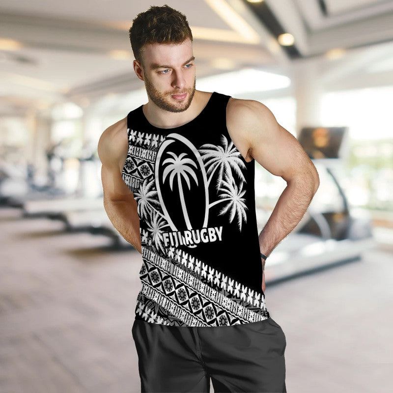FijI Tapa Rugby Men Tank Top LT6 - Polynesian Pride