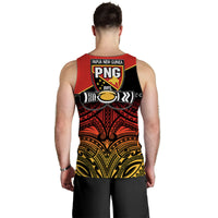 PNG Rugby The Kumuls Men Tank Top LT6 - Polynesian Pride