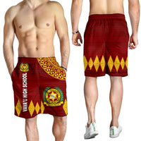 Tonga Vava'u High School Men Short Simple Style - Maroon LT8 - Polynesian Pride