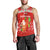 (Custom Personalised) Hawaii Christmas Men Tank Top Santa Claus Surfing Simple Style - Red LT8 - Polynesian Pride