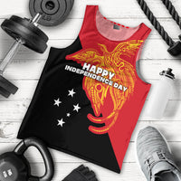 Papua New Guinea Men Tank Top Independence Day Flag Style LT16 - Polynesian Pride