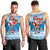 Fiji Christmas Men's Tank Top Cool Santa Claus LT6 - Polynesian Pride