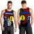 New Caledonia Men's Tank Top Color Flag LT6 - Polynesian Pride