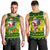 Cook Islands Christmas Men's Tank Top Cool Santa Claus LT6 - Polynesian Pride