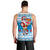 Fiji Christmas Men's Tank Top Cool Santa Claus LT6 - Polynesian Pride