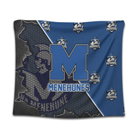 Hawaii - Moanalua High Tapestry - AH Wall Tapestry Large 104" x 88" Blue - Polynesian Pride