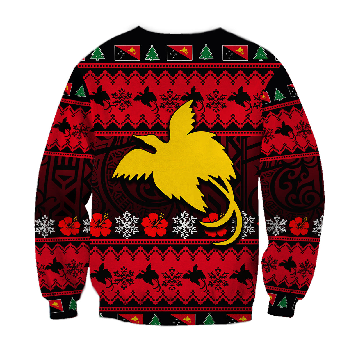 Papua New Guinea Christmas Sweatshirt LT6 - Polynesian Pride