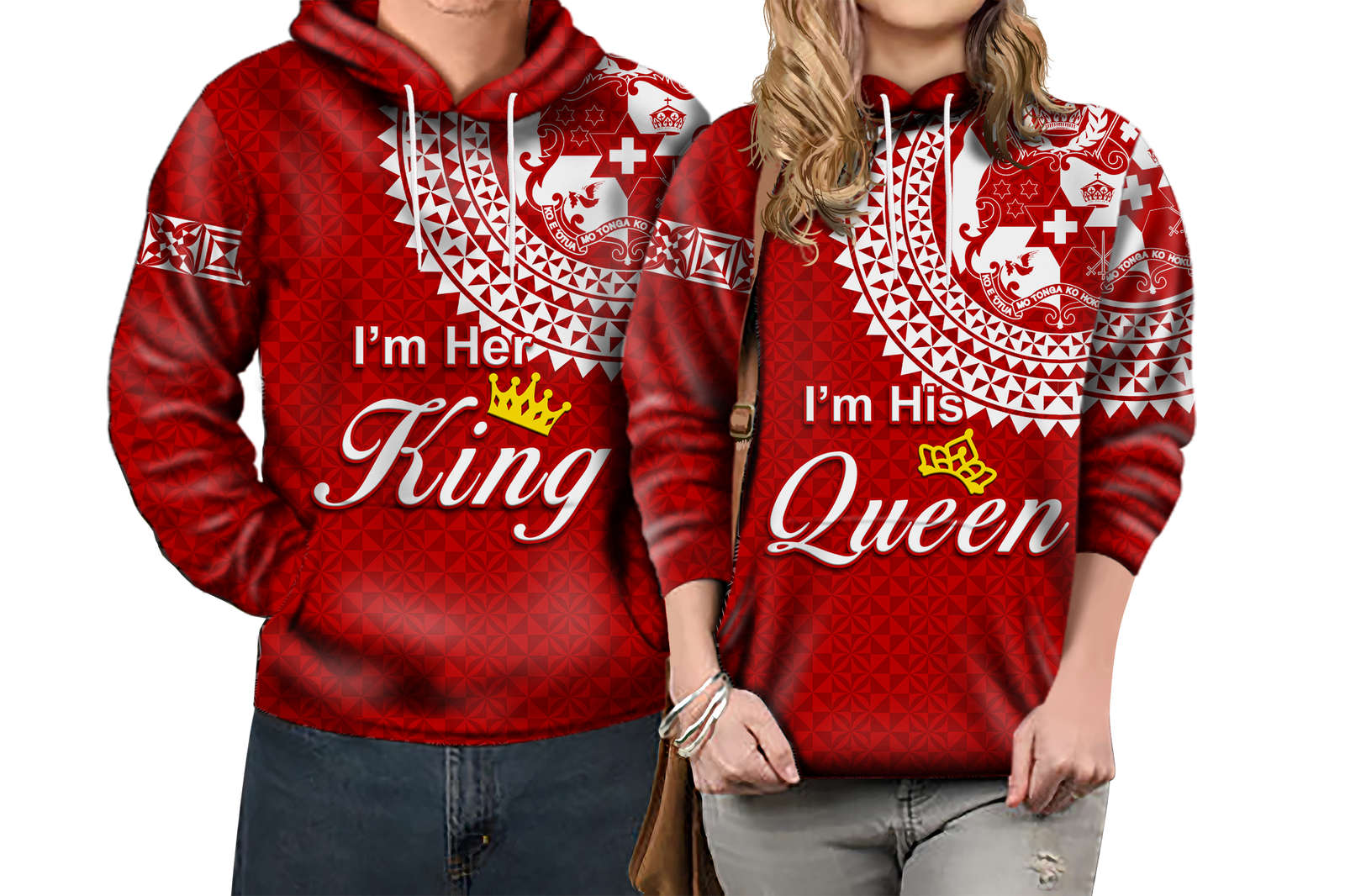 Valentine Day Tonga Couple Love Hoodie Tongan Turtle LT12 - Polynesian Pride