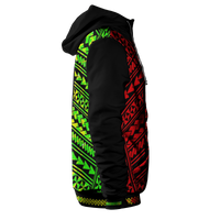 Samoa Hoodie Polynesian Portion Reggae Version - Polynesian Pride