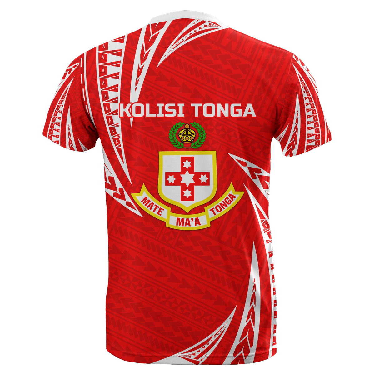 Custom Kolisi Tonga T Shirt Mate Maa Tonga - Polynesian Pride