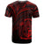 Nauru T Shirt Red Color Cross Style - Polynesian Pride