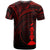 New Caledonia T Shirt Red Color Cross Style - Polynesian Pride