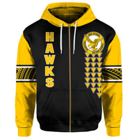 Custom Hawaii Hoodie Nanakuli High Custom Your Class Zip Hoodie - Polynesian Pride