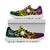 Nauru Custom Personalised Sneakers - Rainbow Polynesian Pattern - Polynesian Pride