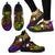 Nauru Custom Personalised Sneakers - Rainbow Polynesian Pattern - Polynesian Pride