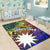 Nauru Custom Personalised Area Rug - Rainbow Polynesian Pattern - Polynesian Pride