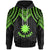 Nauru Custom Hoodie Polynesian Armor Style Green Unisex Green - Polynesian Pride