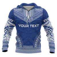 Nauru Polynesian Chief Custom Hoodie Flag Version - Polynesian Pride