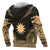 Nauru Polynesian Chief Custom Hoodie Gold Version - Polynesian Pride