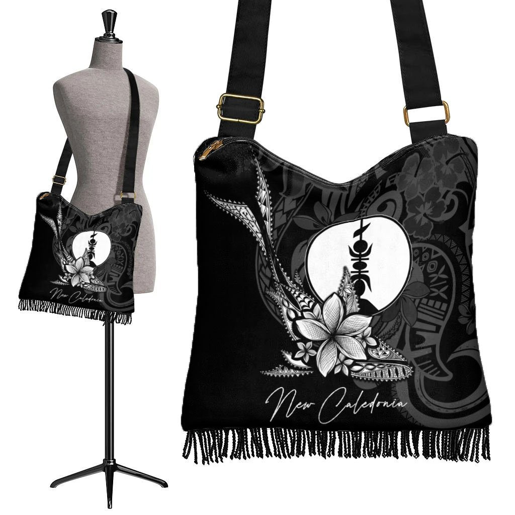 New Caledonia Boho Handbag - Fish With Plumeria Flowers Style - Polynesian Pride